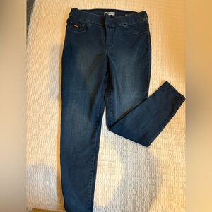 Nine West Stretchy Dark Blue Skinny Jeans - Jeggings